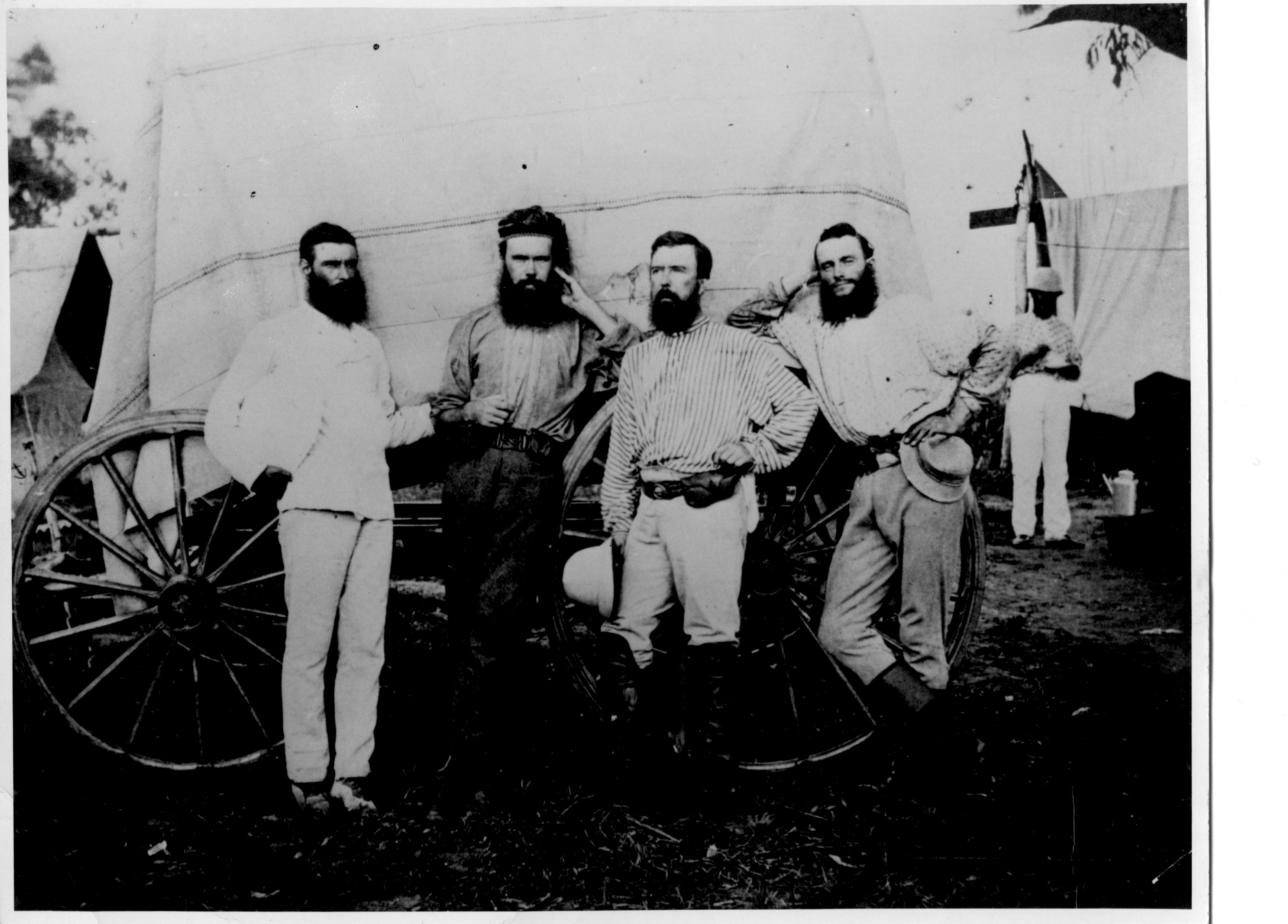 Figure 3. Charles Todd and the Overland team, 1872