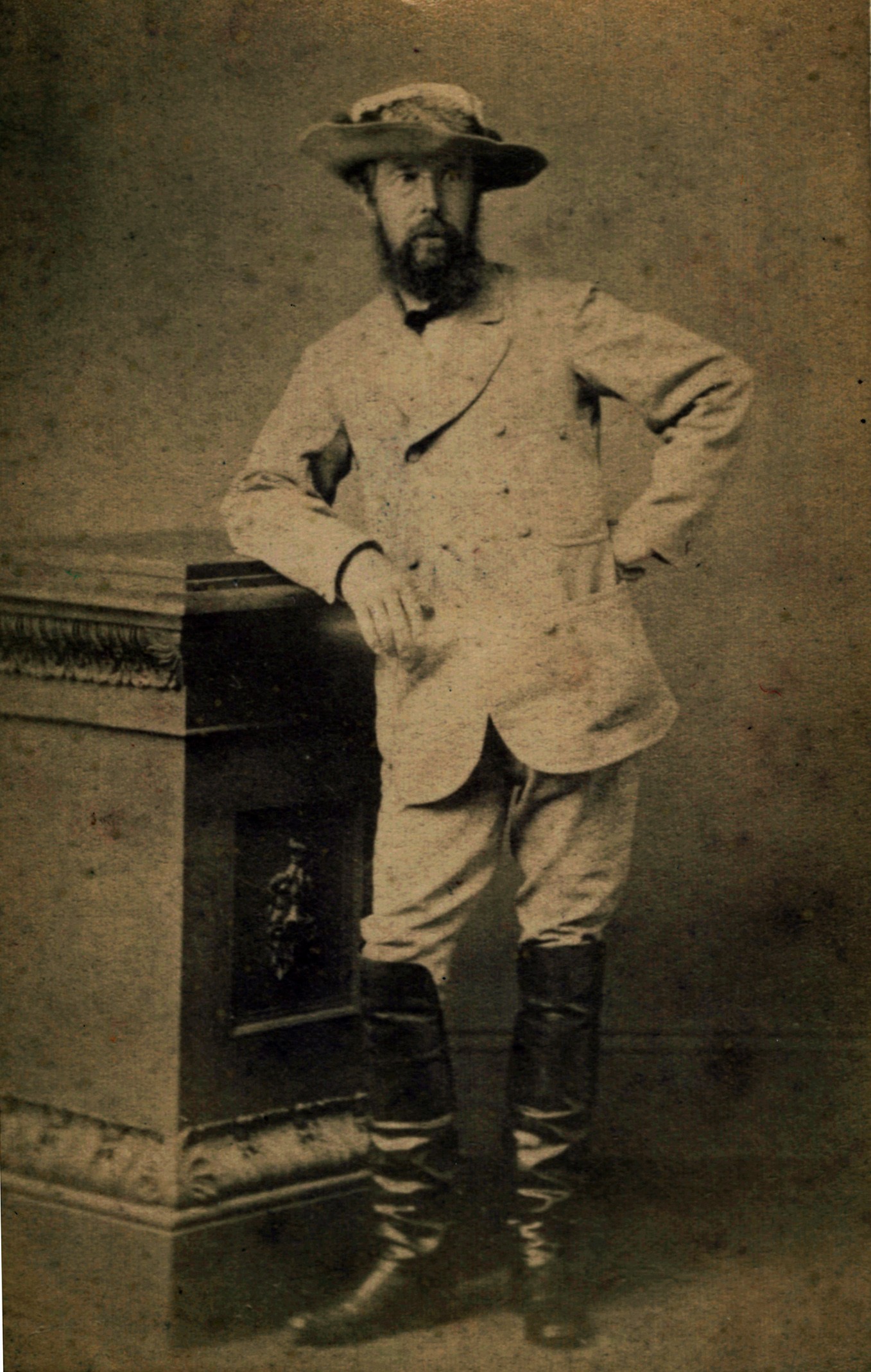 Figure 5. Charles Todd standing in studio, c. 1871