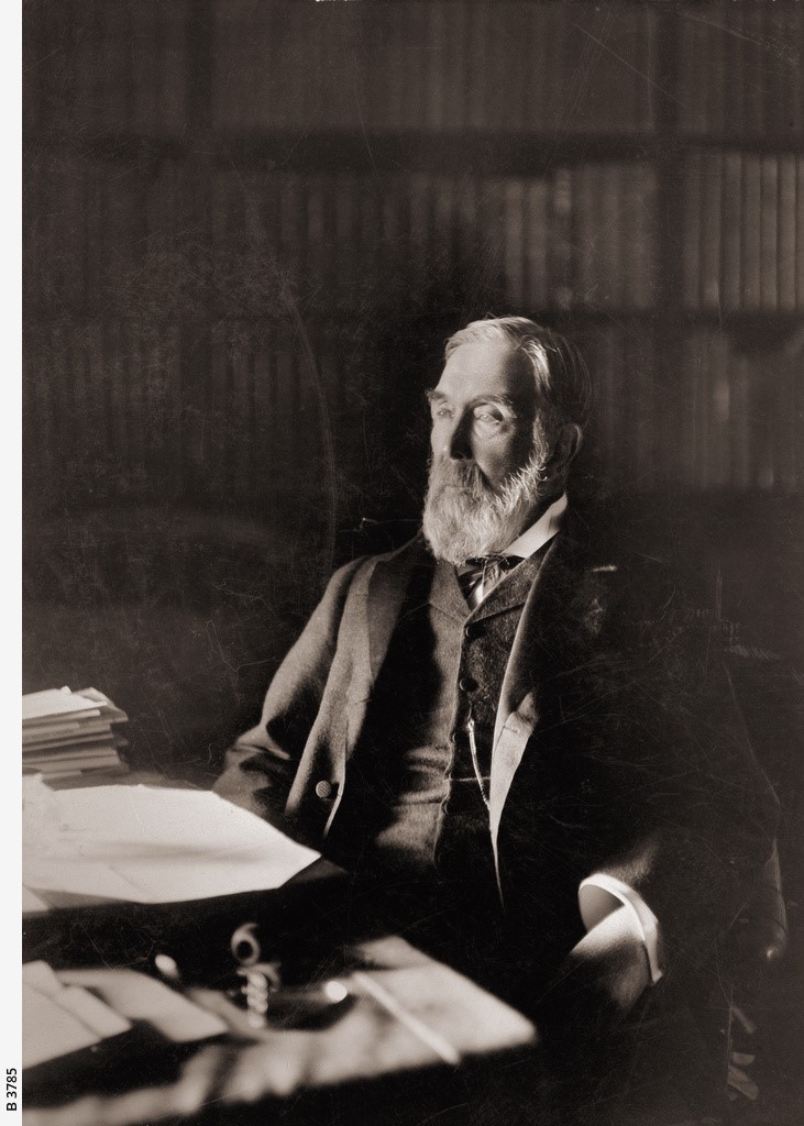 Figure 8. Charles Todd in his library, c. 1900